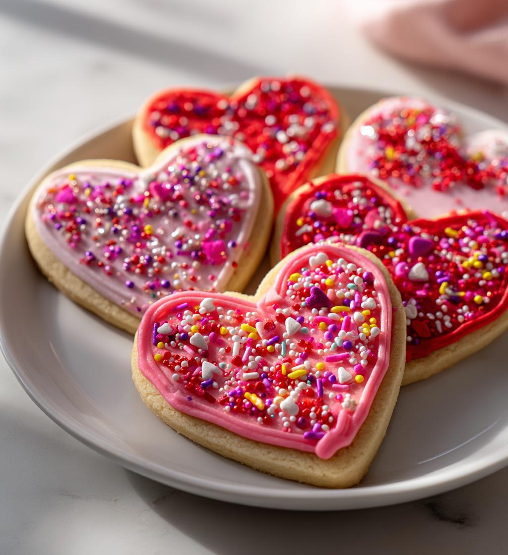valentines cookies decorated ideas