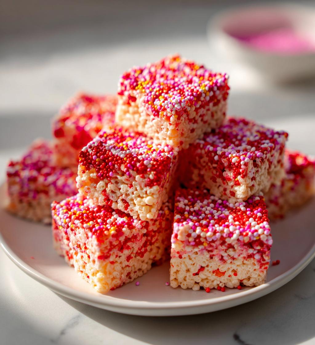 valentines day rice krispie treats
