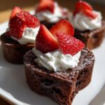 Heart-shaped desserts