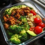 Protein meal prep bowls