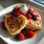 Valentine pancakes