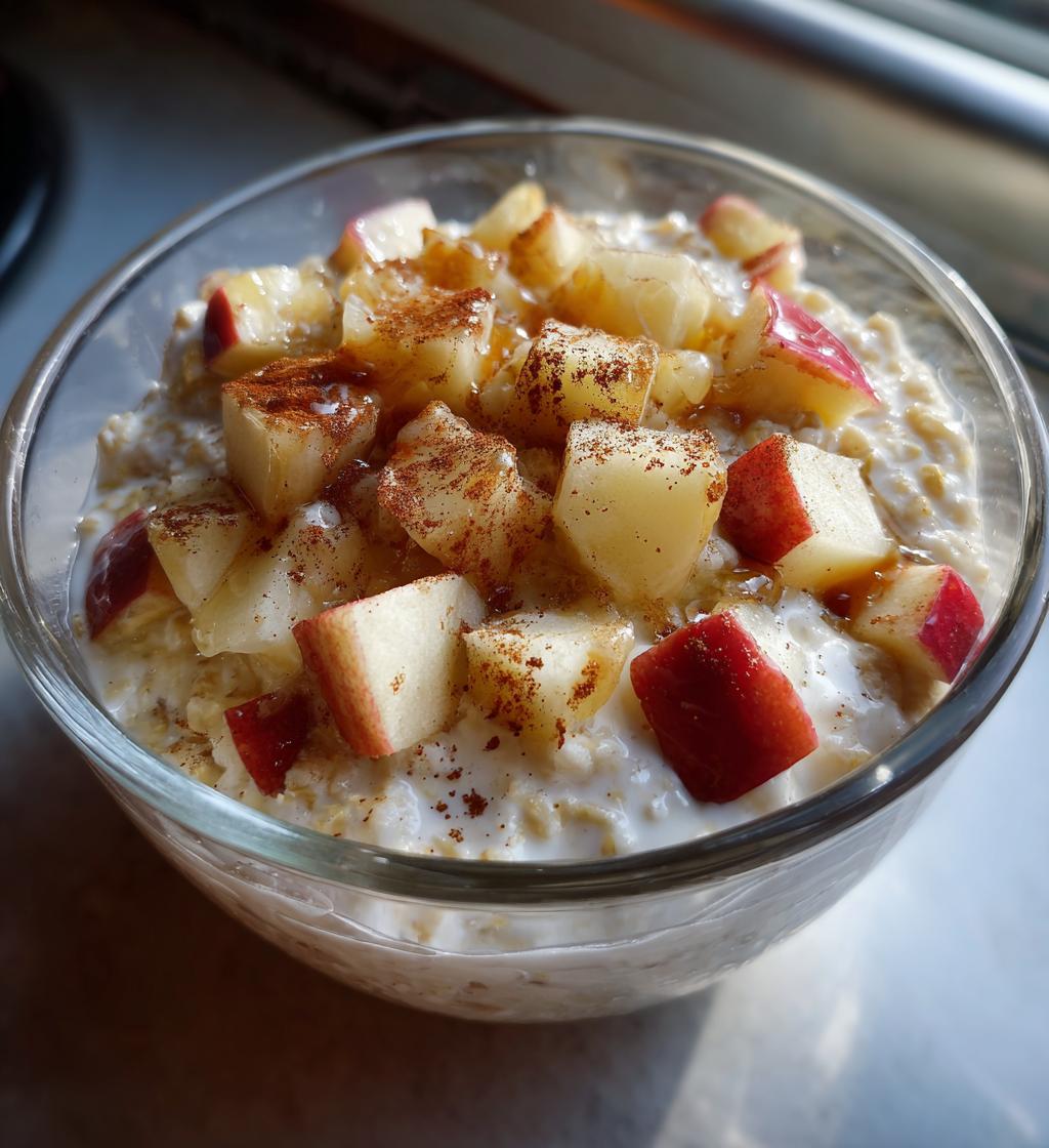 apple overnight oats