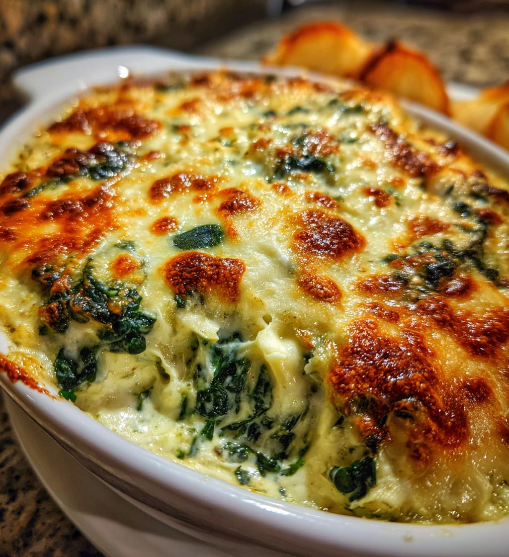 baked spinach artichoke dip