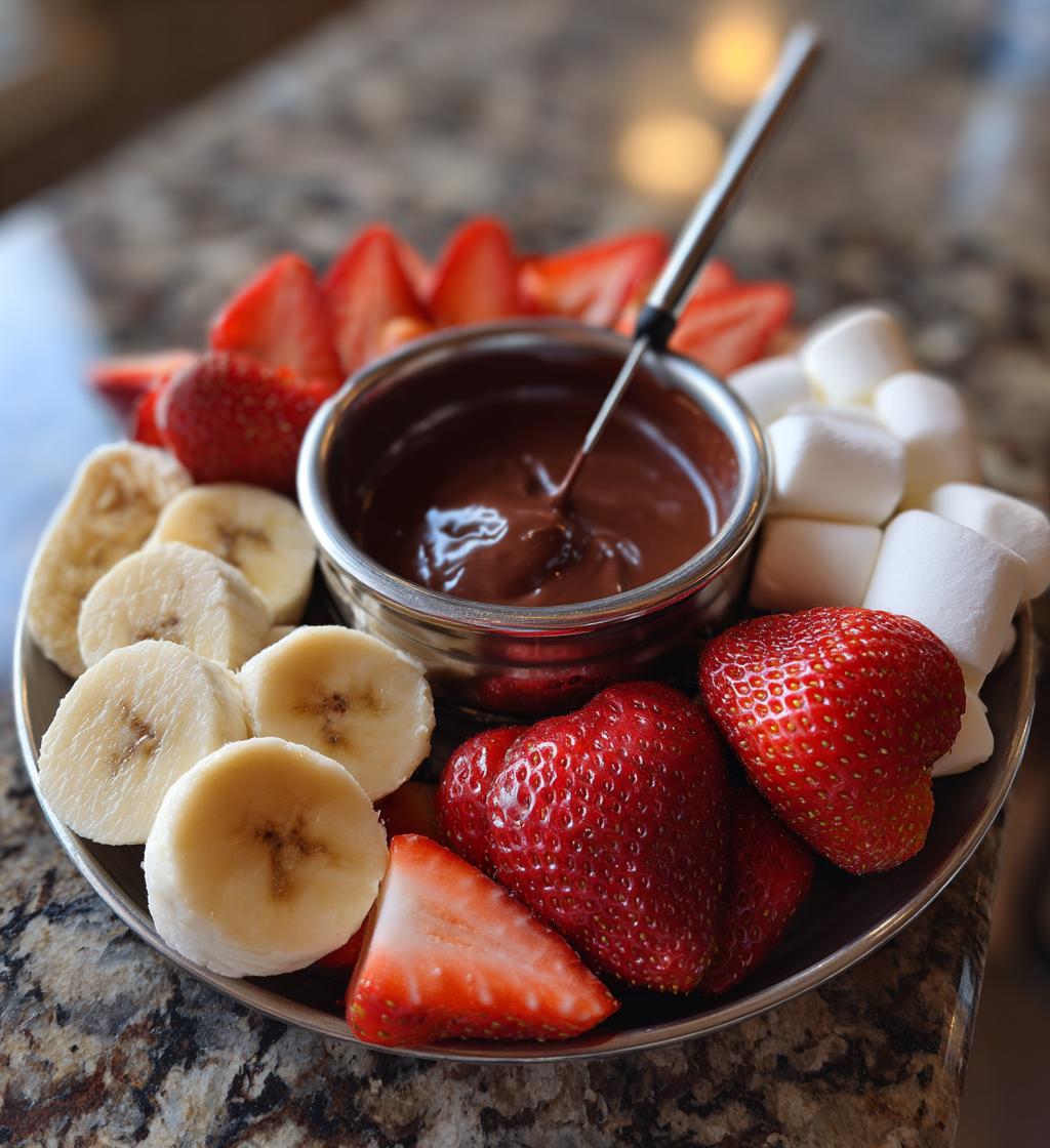 chocolate fondue recipe