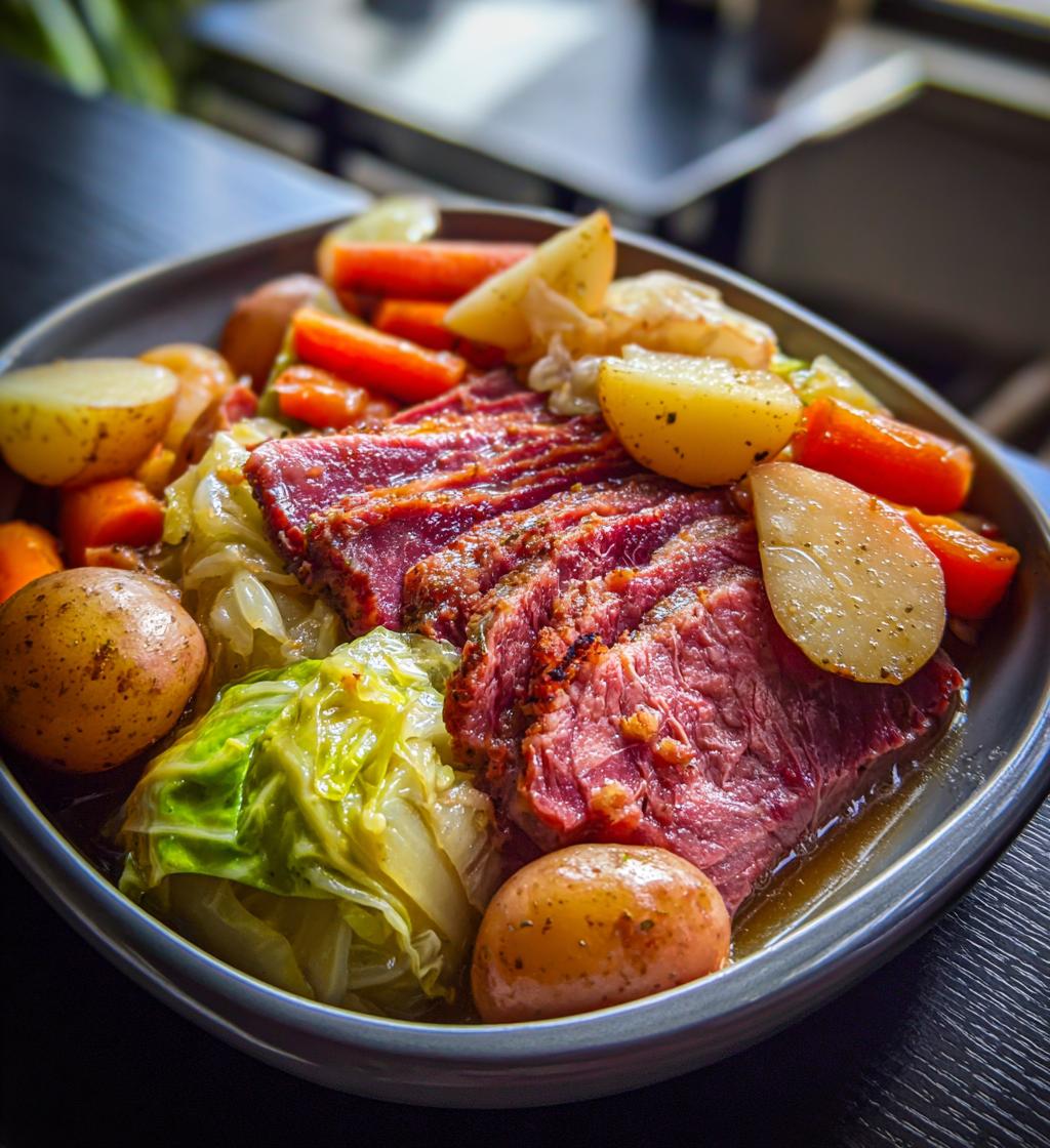 corned beef and cabbage instant pot