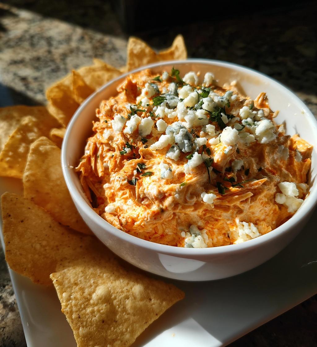 crockpot buffalo chicken dip