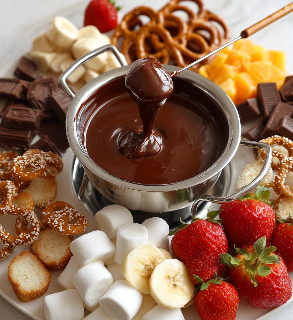 fondue ideas chocolate