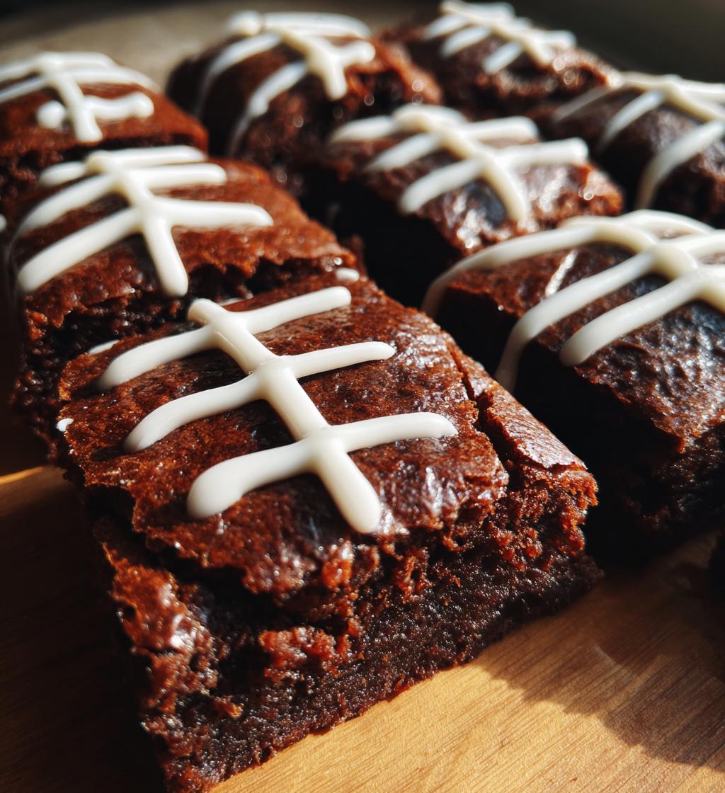 football brownies