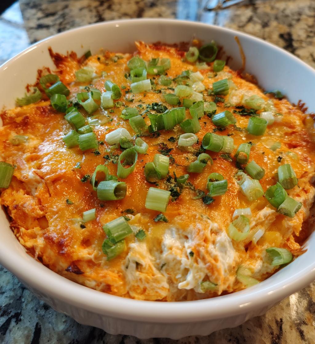 healthy buffalo chicken dip
