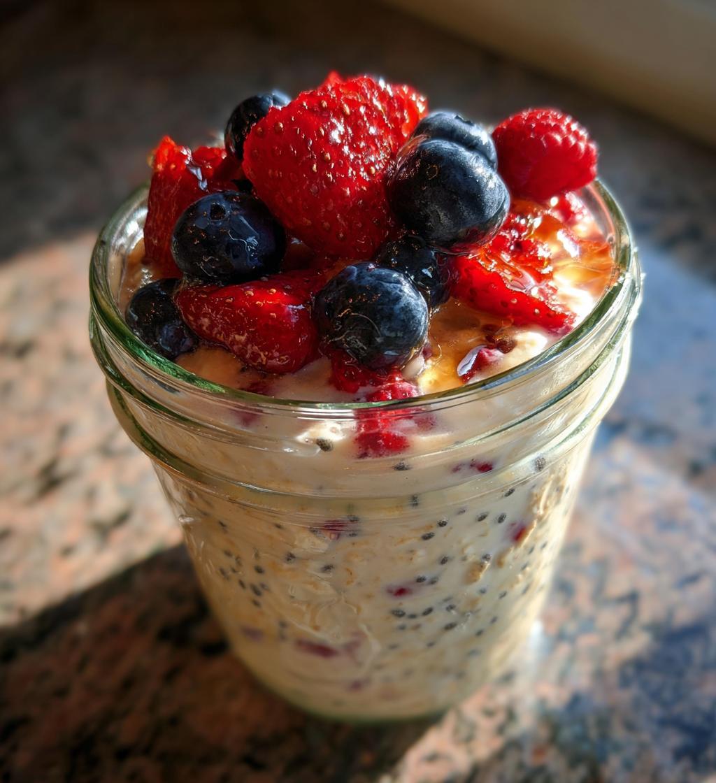 low calorie overnight oats