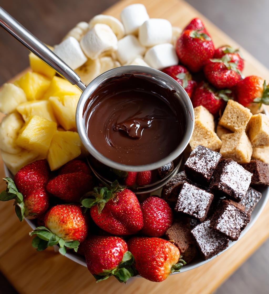 melting pot chocolate fondue recipe