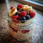 overnight oats in a jar