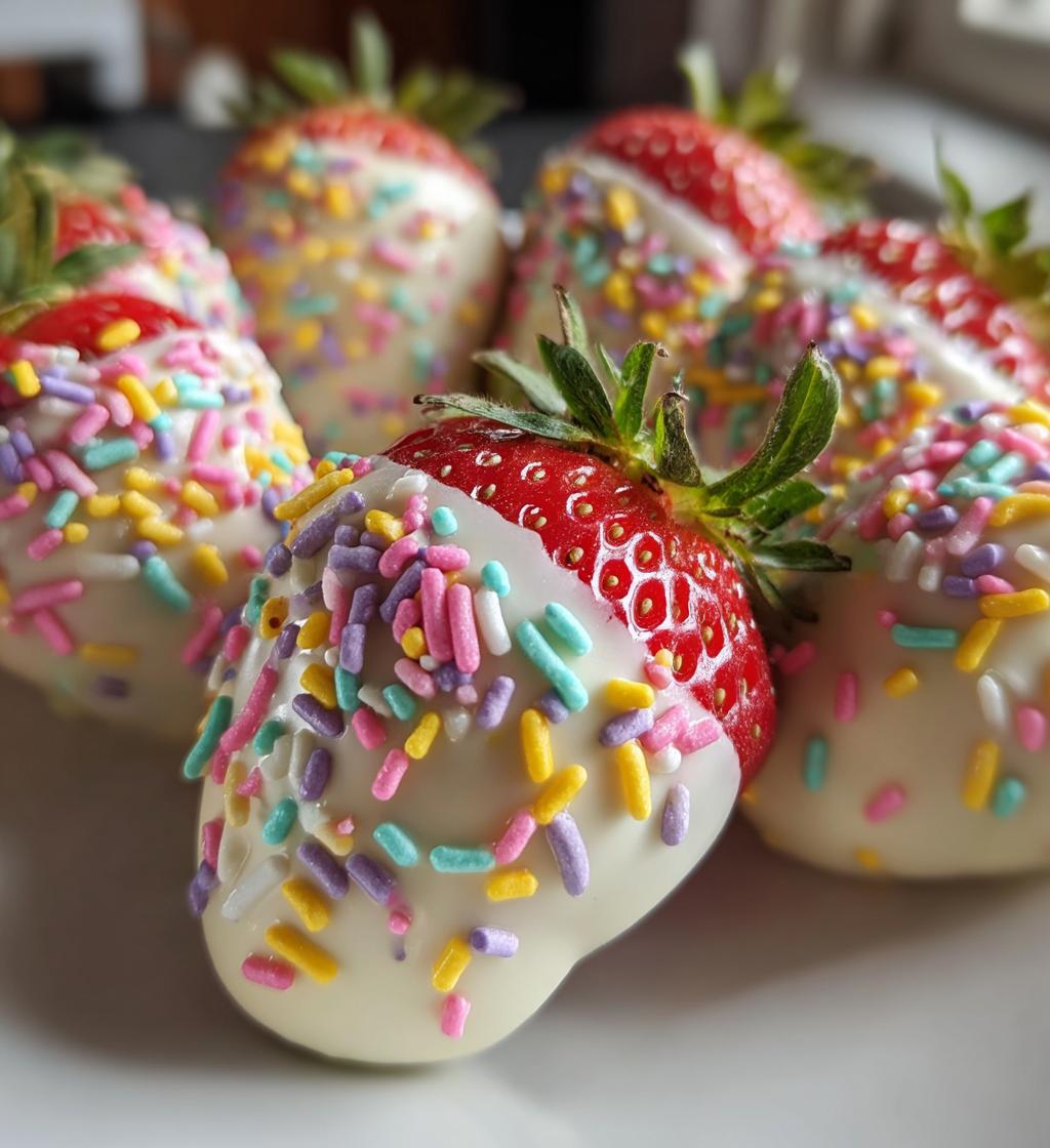 pastel easter chocolate covered strawberries