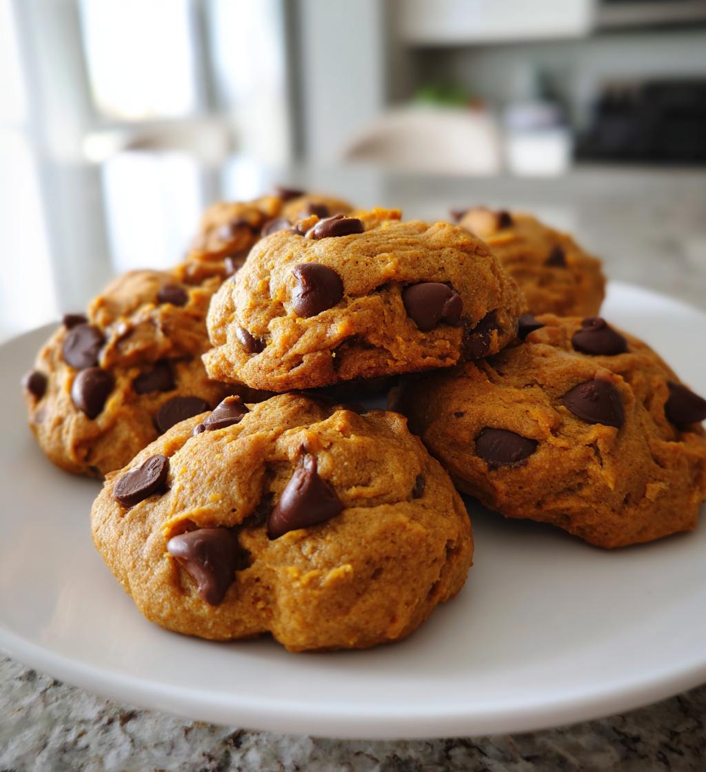 pumpkin chocolate chip cookies