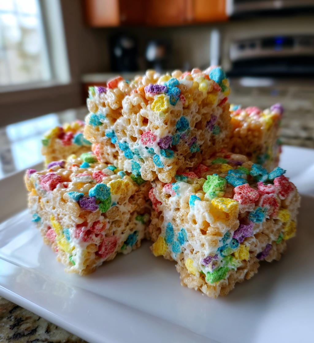 rice krispie treats lucky charms