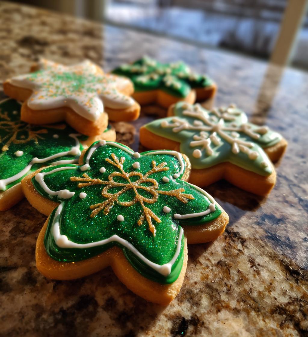 royal icing st patricks day cookies