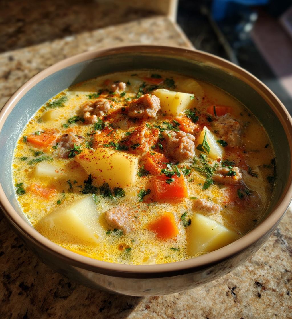 sausage potato soup