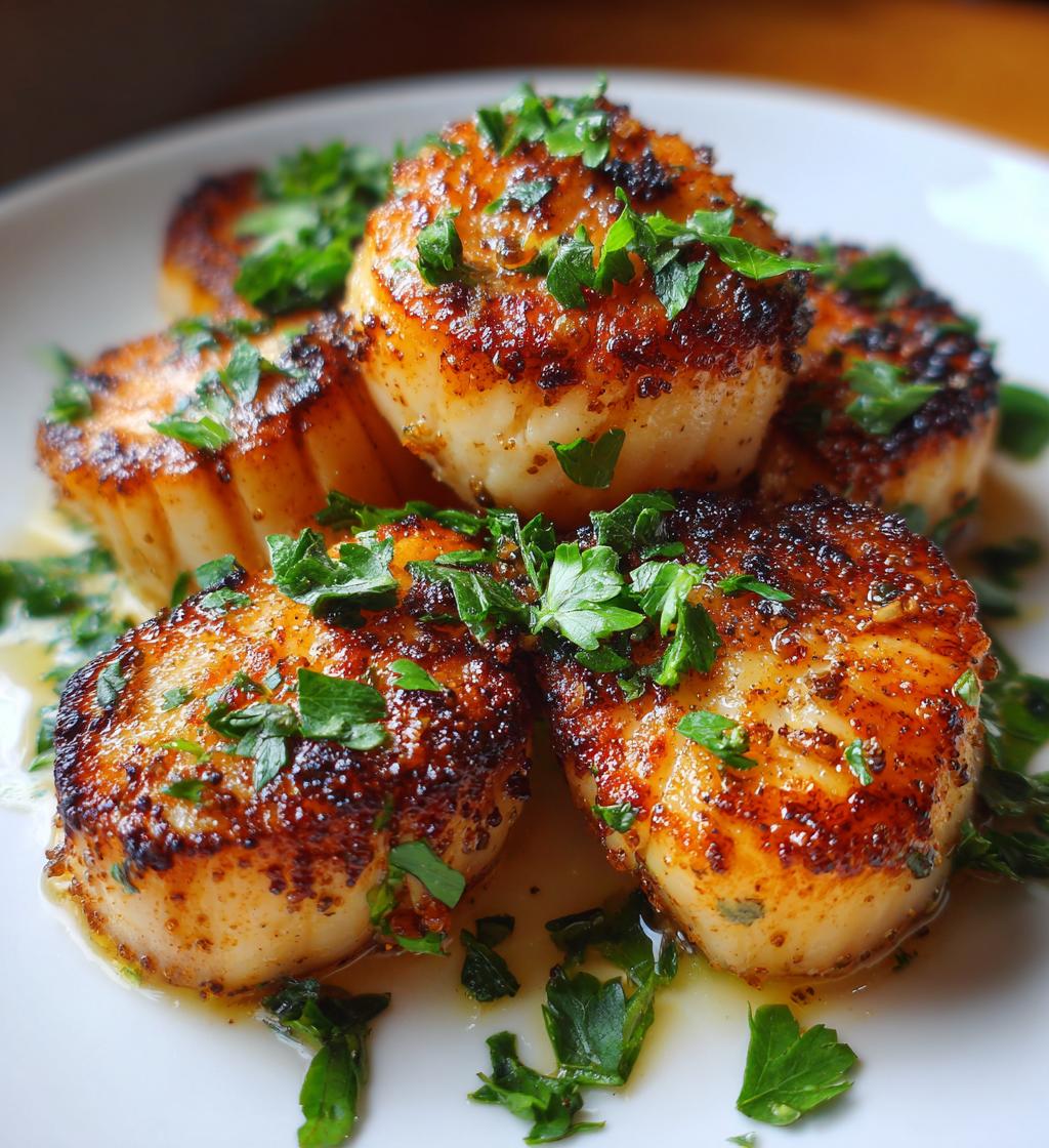 seared scallops
