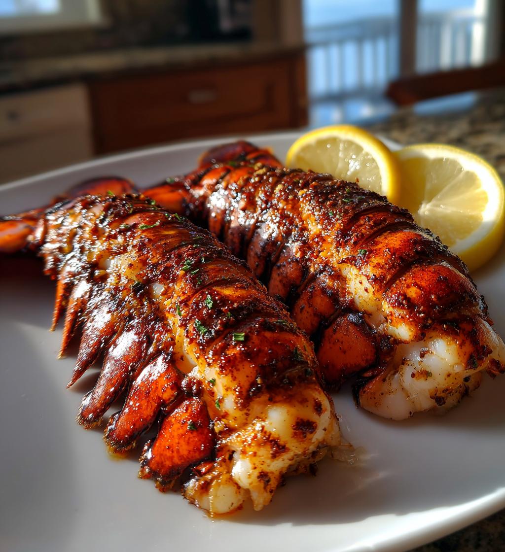 smoked lobster tail