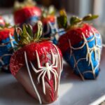 spiderman chocolate covered strawberries