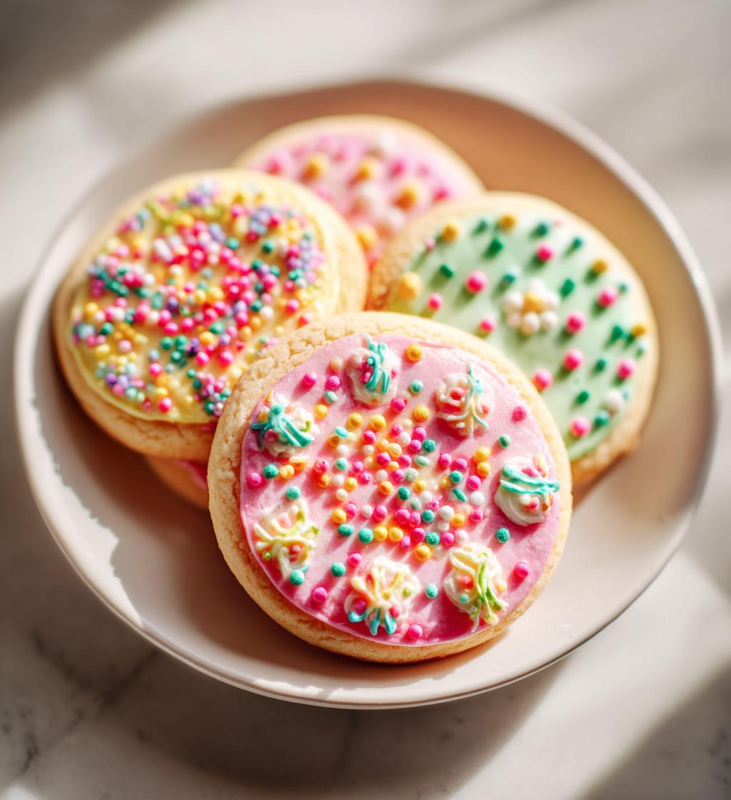 spring cookies decorated