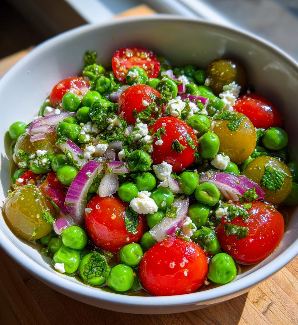 spring pea salad