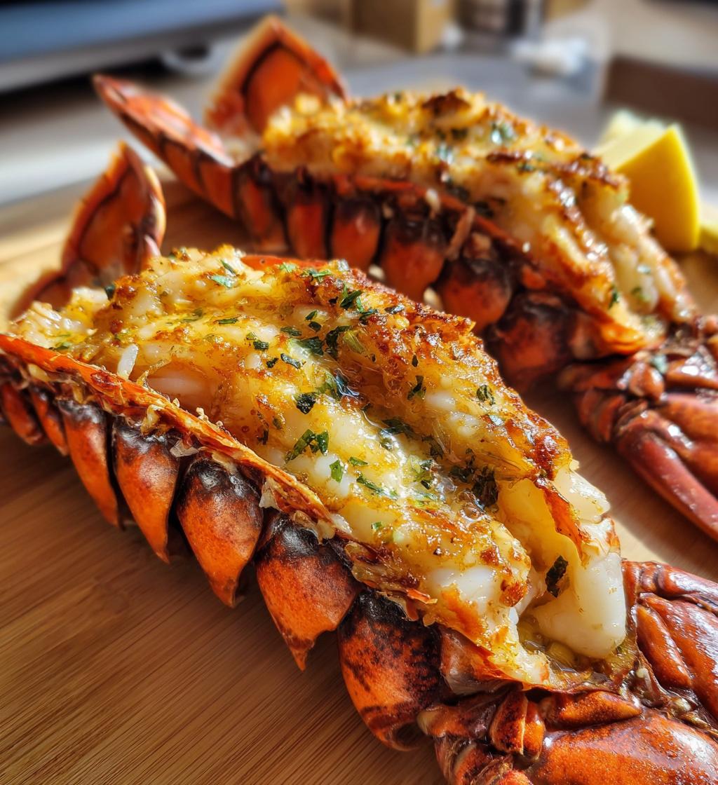 steamed lobster tails