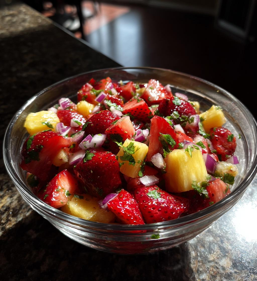 strawberry pineapple salsa