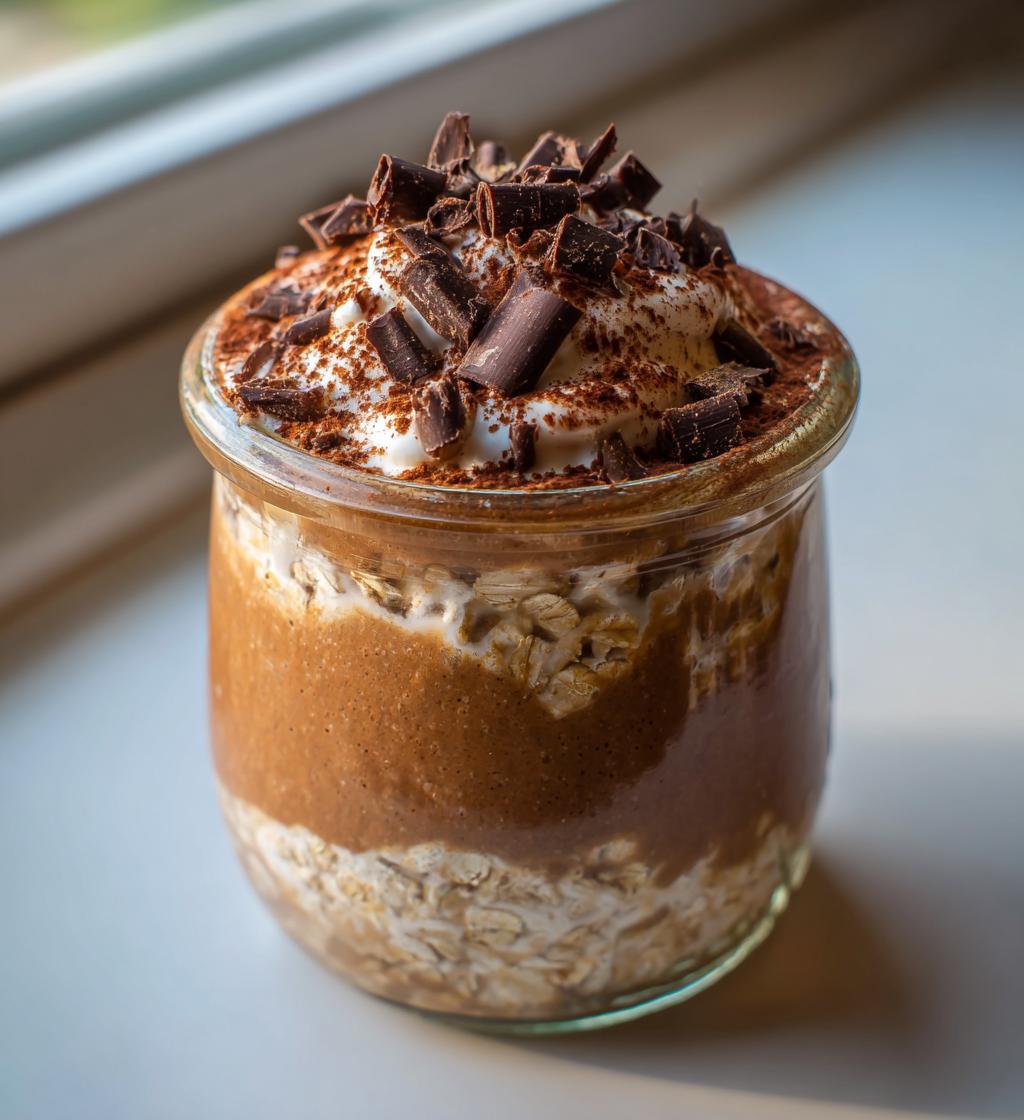 tiramisu overnight oats
