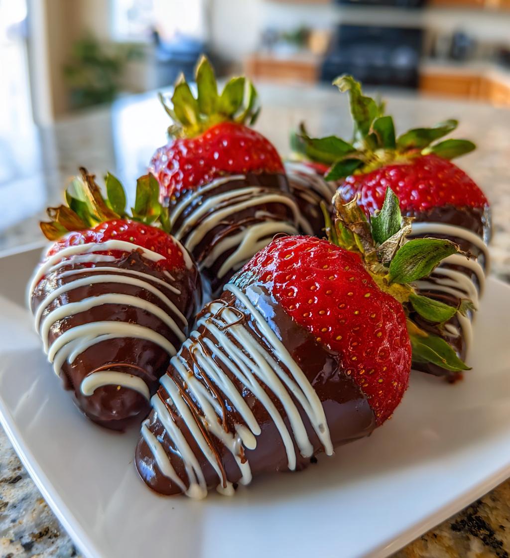 valentine chocolate covered strawberries