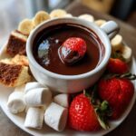what to dip in chocolate fondue