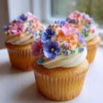 baby in bloom cupcakes