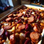 baked beans and hot dogs