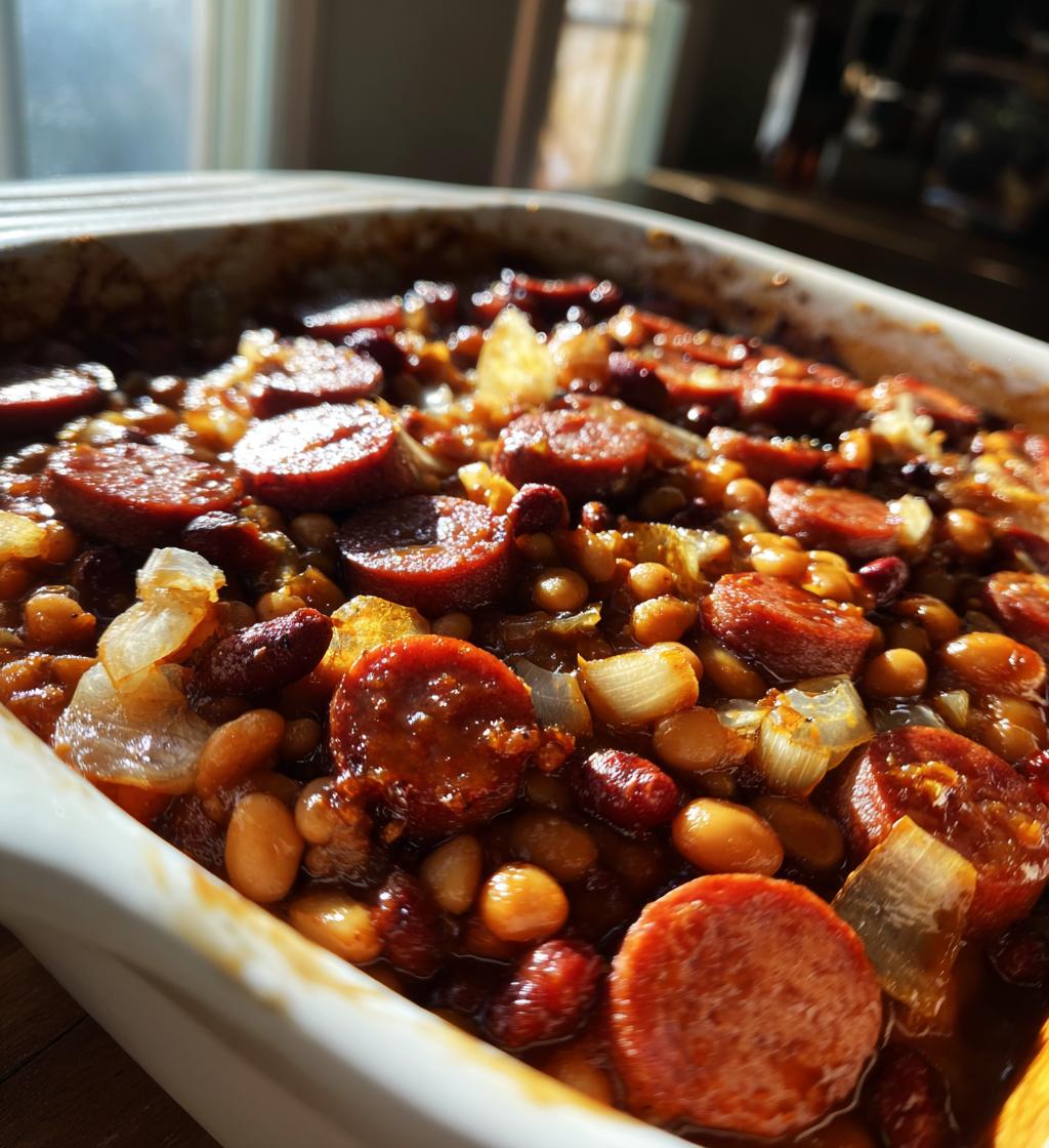 baked beans with hot dogs recipe