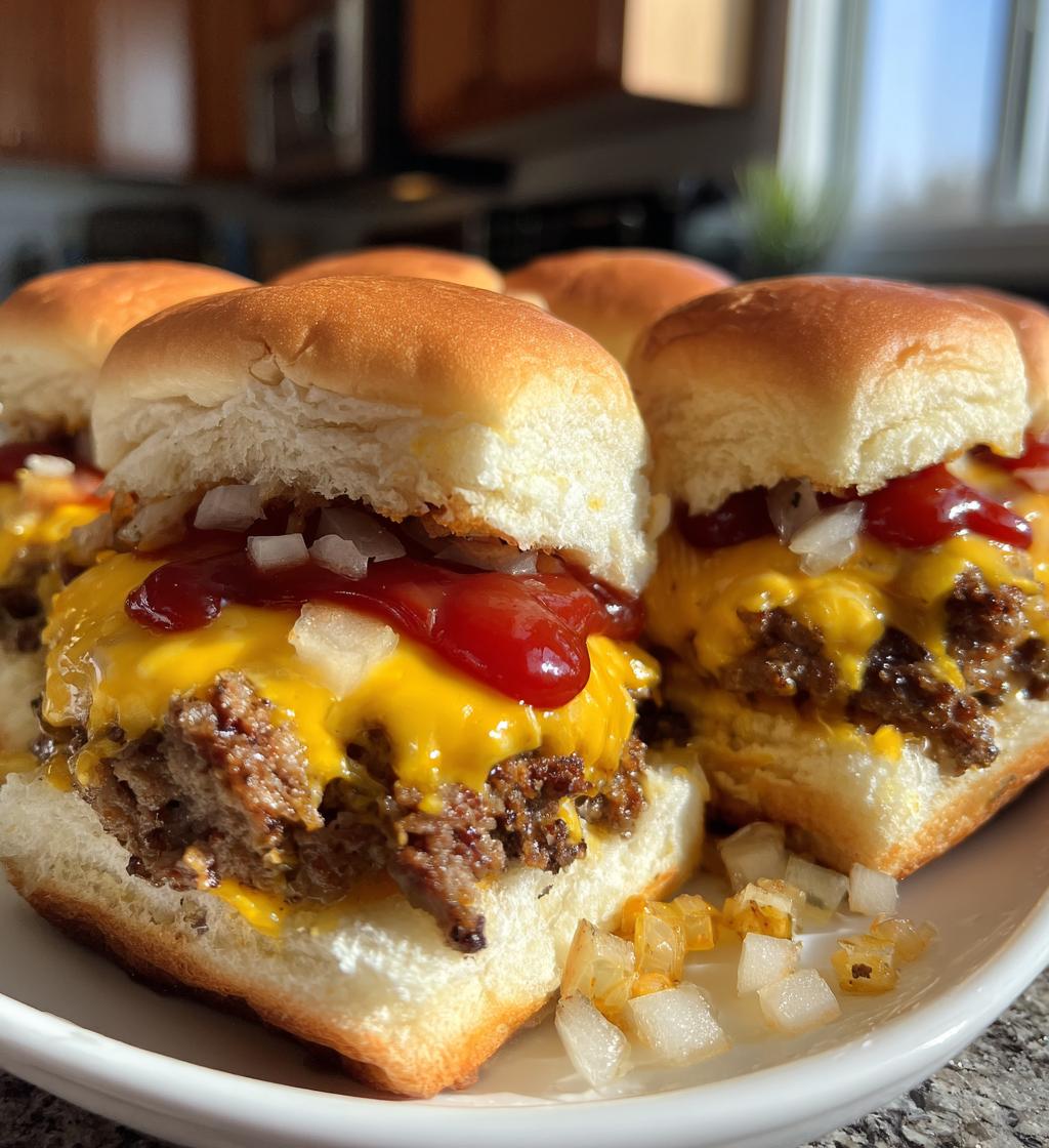 cheeseburger sliders