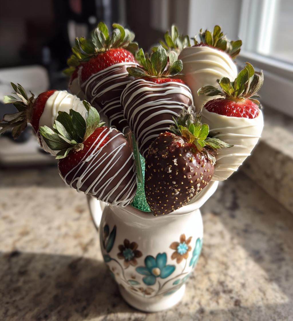 chocolate covered strawberry bouquet