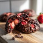 chocolate covered strawberry cookies