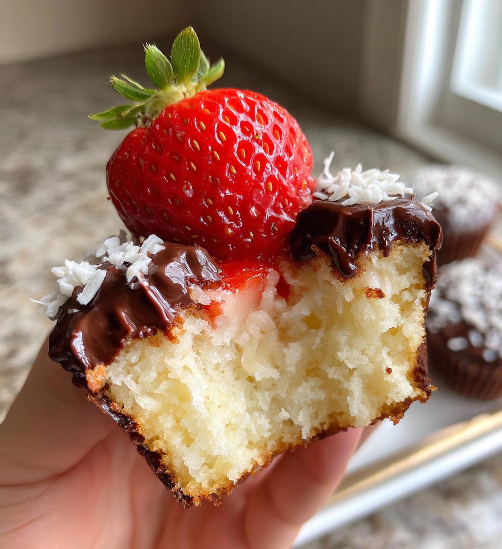 chocolate covered strawberry cupcakes