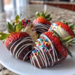 chocolate dipped strawberries aesthetic