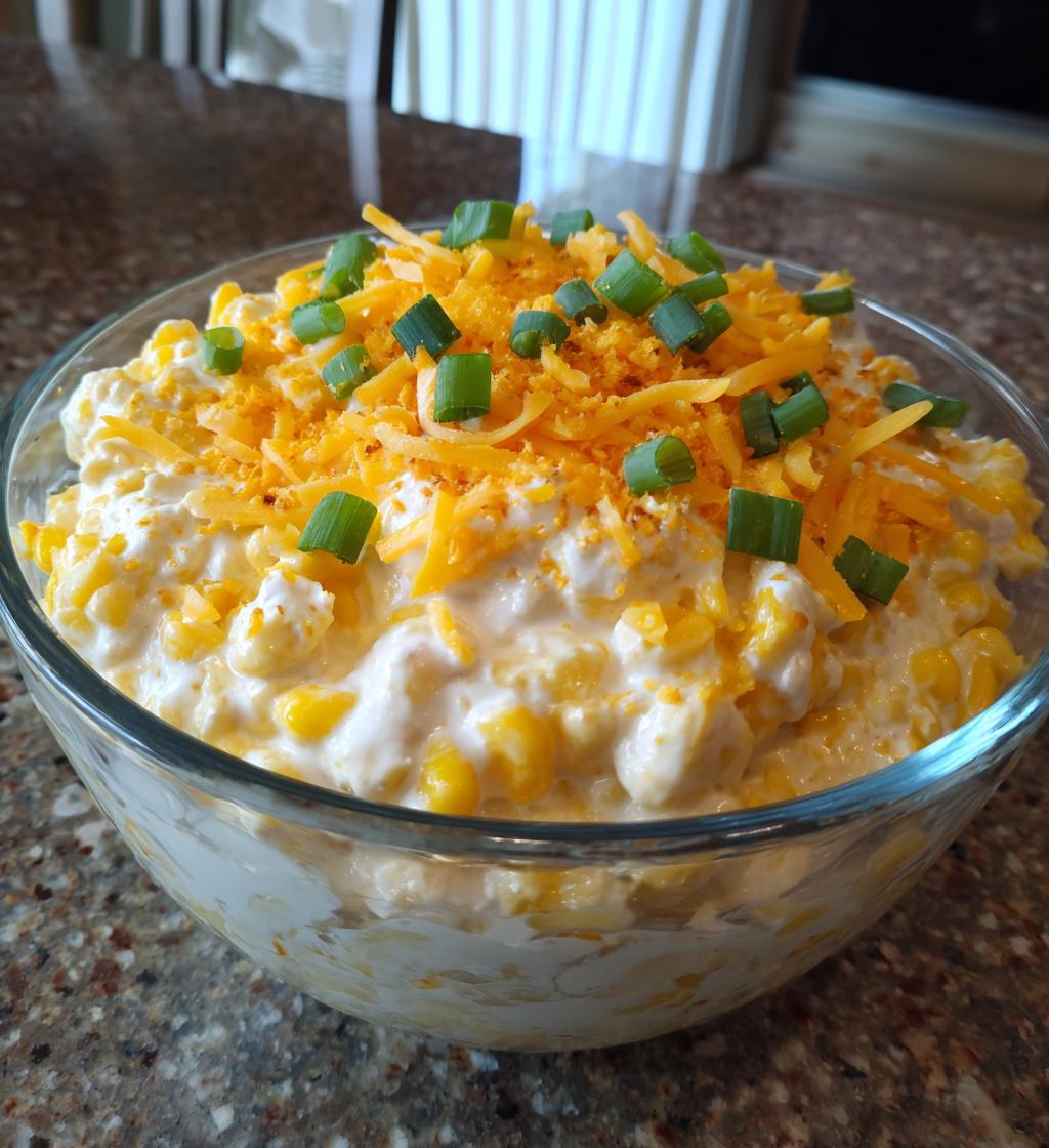 corn dip with sour cream