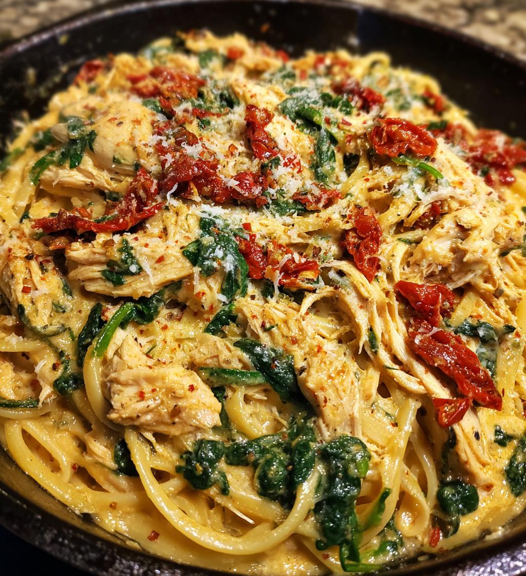 creamy tuscan chicken pasta crockpot