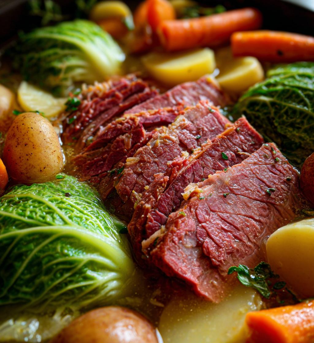 crock pot corned beef and cabbage recipe