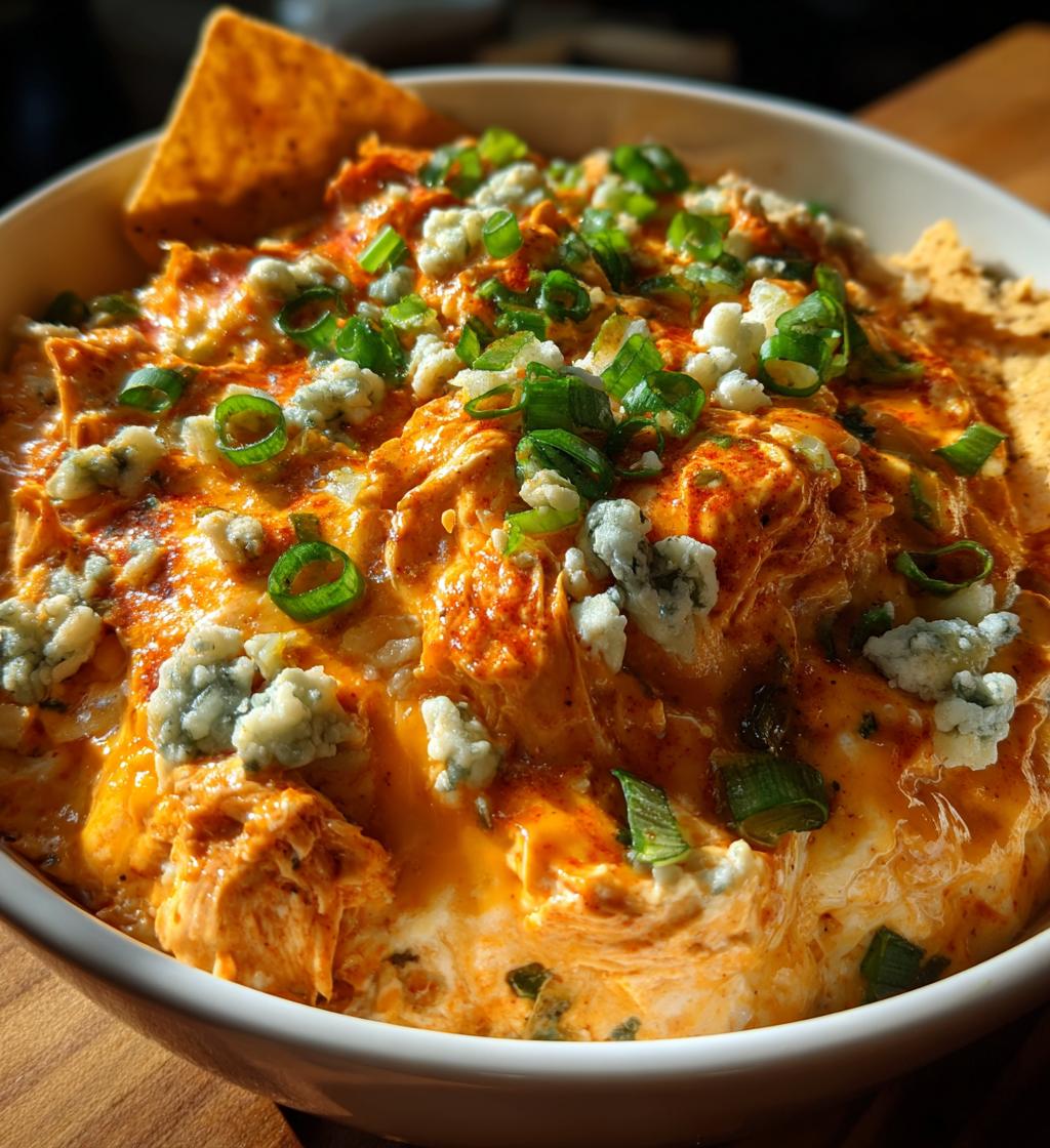 crockpot buffalo chicken dip