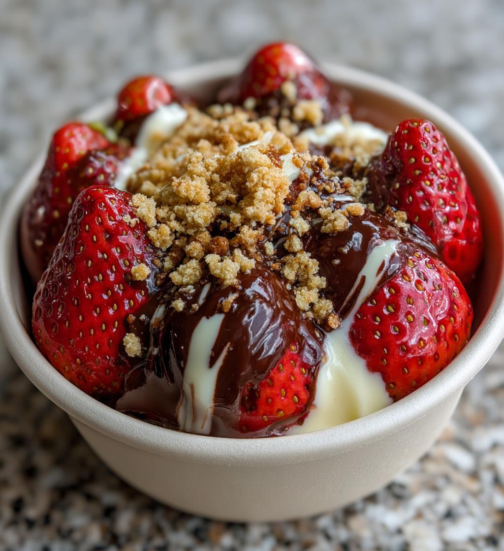 dubai chocolate strawberry cup