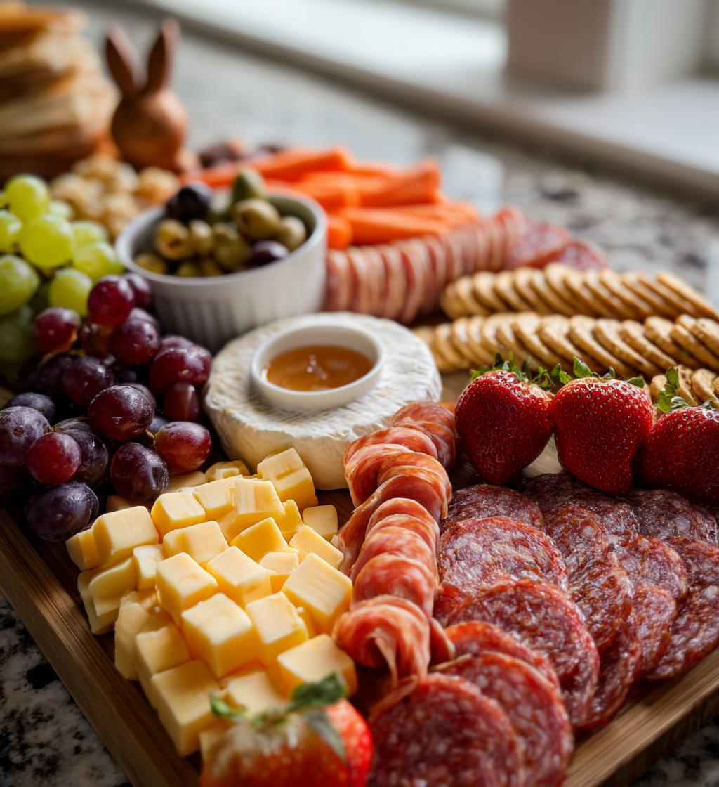 easter charcuterie board