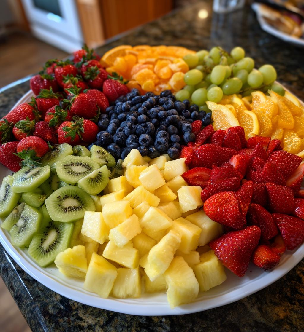 easter fruit tray