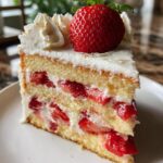 fresh strawberry cake