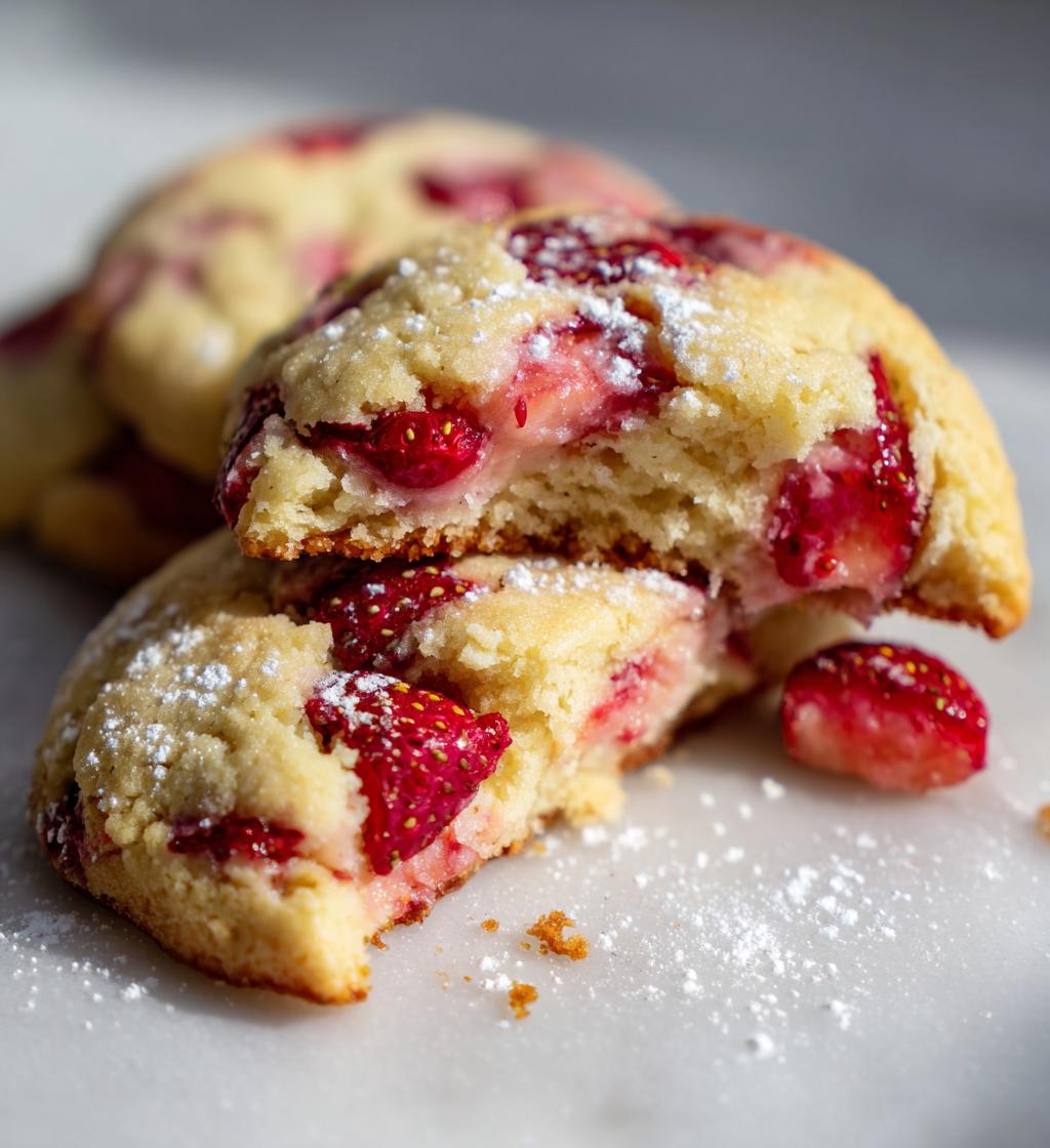 fresh strawberry cookie recipes