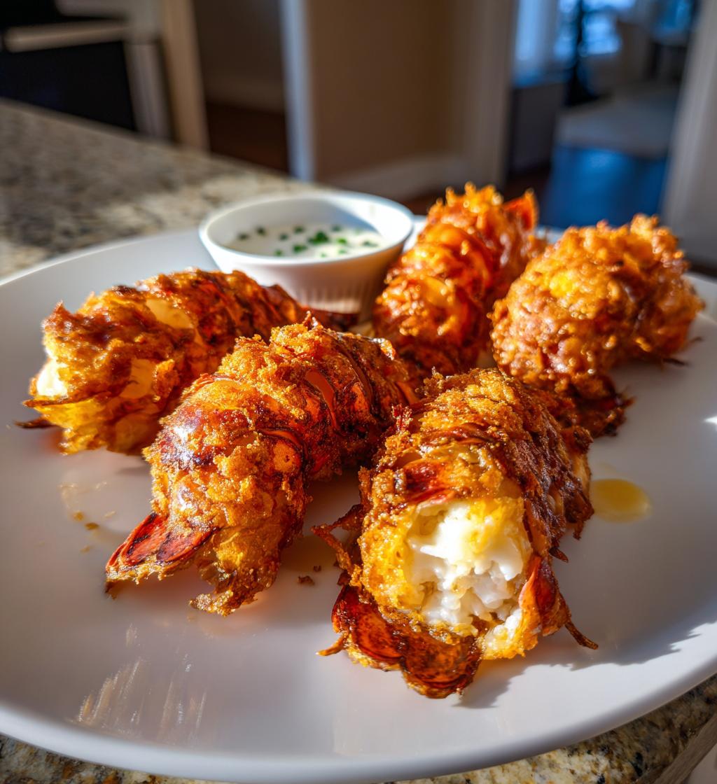 fried lobster tail