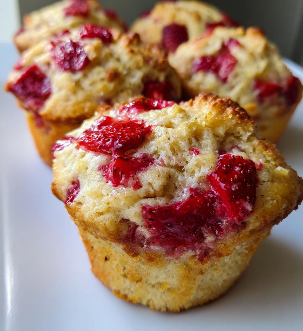 gluten free strawberry muffins